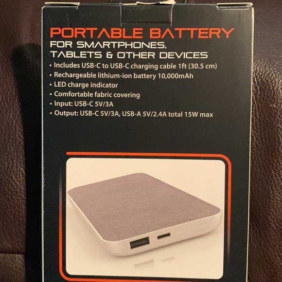 Blackweb portable battery, new in box, charger only - Picture 2 of 5